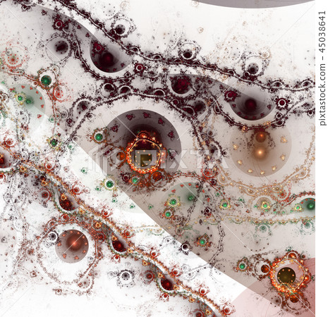 Abstract surreal magic machine, digital artwork 45038641