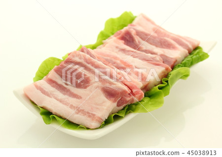 Pork meat rose meat 45038913