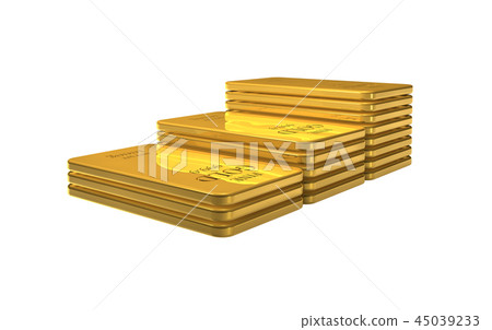 Gold Objects, Financial Objects, Financial Business Gold Objects, Financial Objects, Financial Business 45039233
