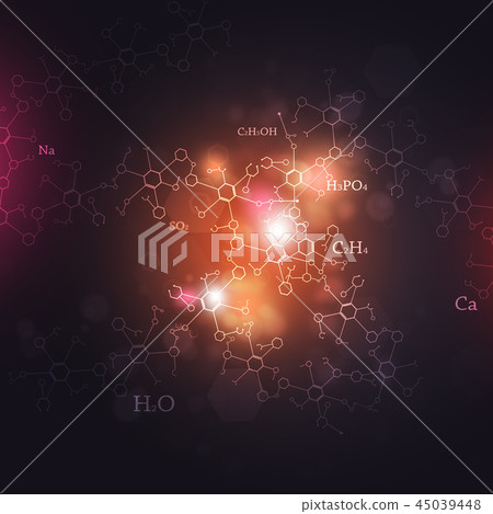 Abstract Chemistry Illustration 45039448