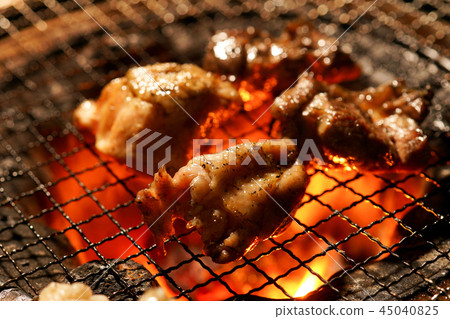 與七個輪子的烤年輕桃子肉 45040825