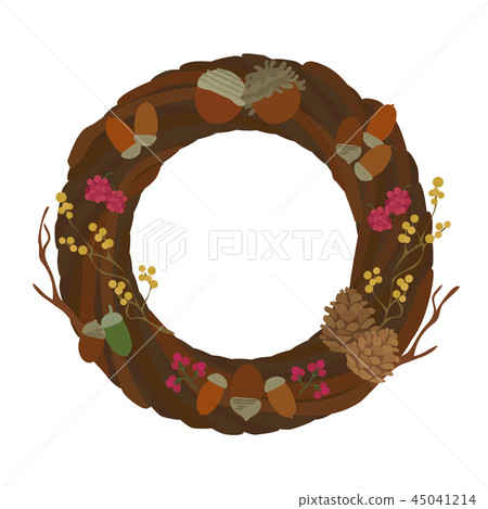 Autumn tree wreath 45041214