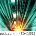 Abstract network and power cable 45041552
