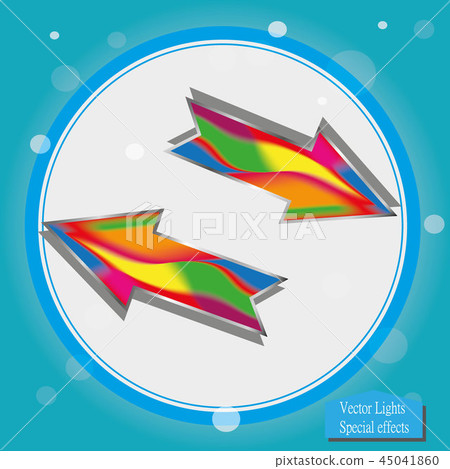 Vector arrow icon. Arrow abstract logo template. cursor. Vector abstract, material design arrow logo 45041860