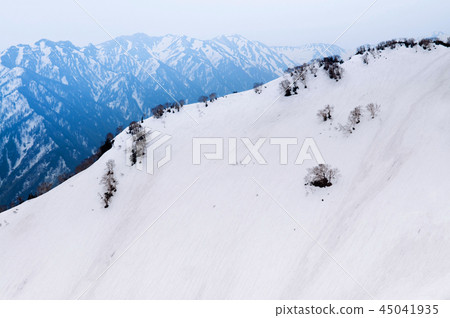 View of snow Japan Alp mountain Tateyama Kurobe 45041935
