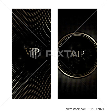 VIP invitations, luxury coupons, coupon object frames, invitation templates 45042021
