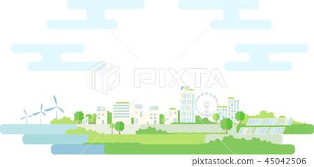 生態友好的城鎮線 生態友好的城鎮線 45042506