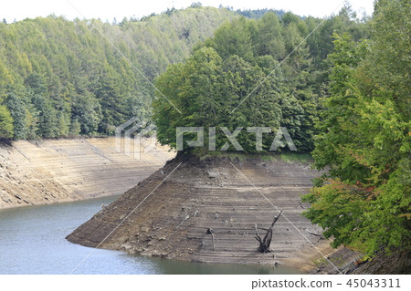Dam in Hokkaido Mihoro Town Dam in Hokkaido Mihoro Town 45043311