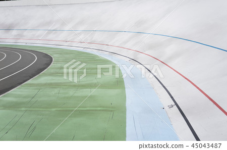 Lines of empty velodrome. Geometric line background. Lines of empty velodrome. Geometric line background. 45043487