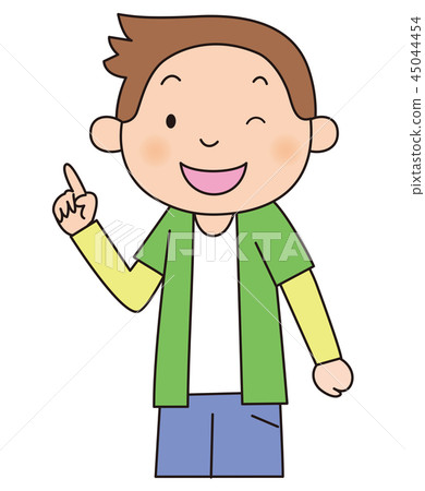 男孩B指向 45044454