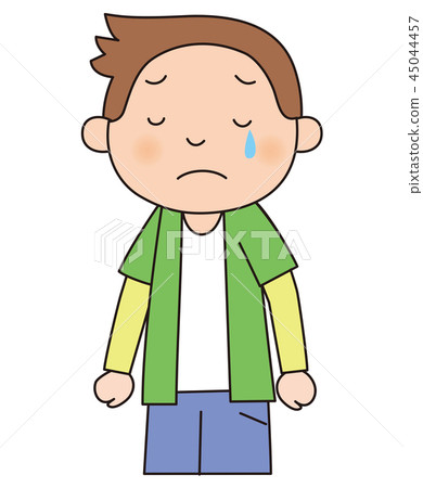 Boy B sad - Stock Illustration [45044457] - PIXTA