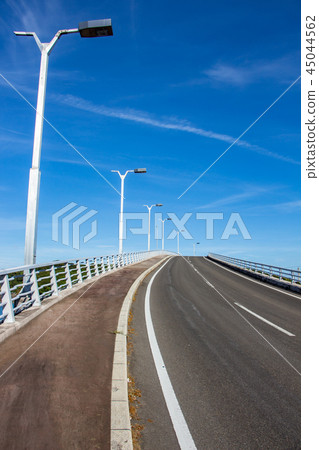 Future image Kagoshima Prefecture Takeshima Ohashi Road leading to the sky Future image Kagoshima Prefecture Takeshima Ohashi Road leading to the sky 45044562
