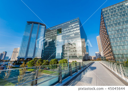 Landscape of Toyosu office building city Landscape of Toyosu office building city 45045644