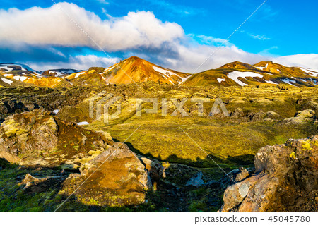 Natural landscape of the beautiful mountain Natural landscape of the beautiful mountain 45045780