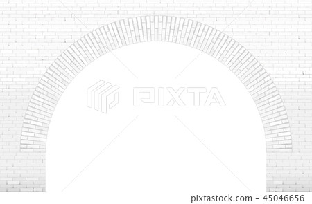 Old brick arch loft facade 45046656