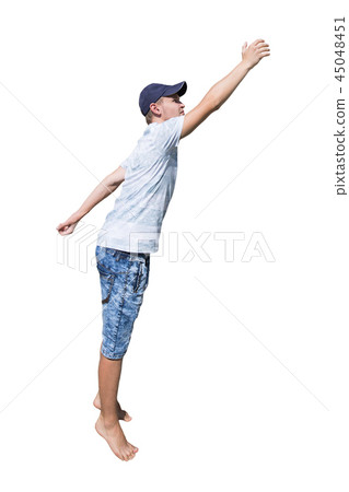 man hand stretched man hand stretched 45048451