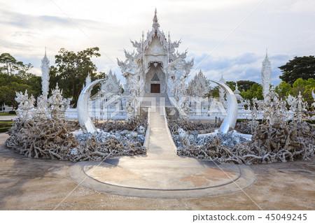 Wat Rong Khun (White Temple), favorite destination Wat Rong Khun (White Temple), favorite destination 45049245