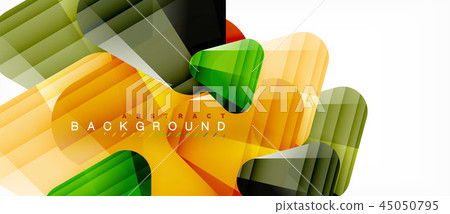 Geometric abstract background, triangles 45050795