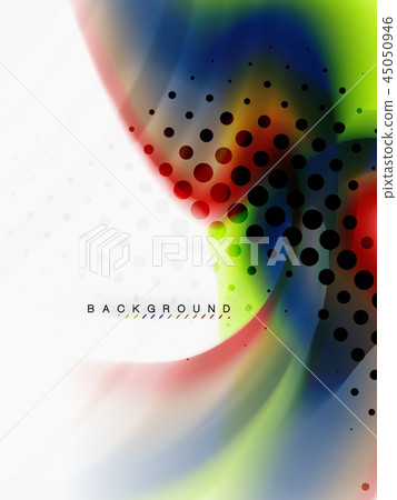 Background abstract color flow, liquid design 45050946