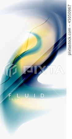 Fluid flowing wave abstract background Fluid flowing wave abstract background 45050967