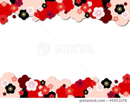 Plum blossom background 45051076
