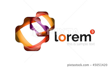 Abstract geometric business icon 45051420