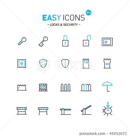 Easy icons 01a Security Easy icons 01a Security 45052071