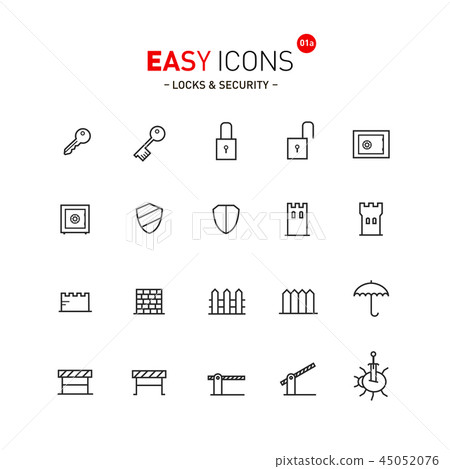 Easy icons 01a Security 45052076