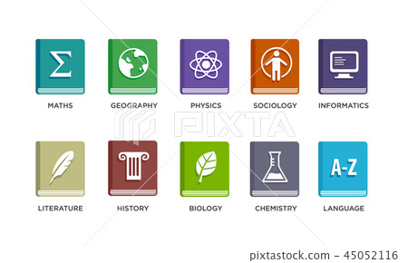 Vector Set of School Icons. Vector Set of School Icons. 45052116
