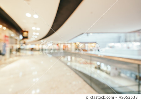 Abstract blur and defocused shopping mall of department store interior Abstract blur and defocused shopping mall of department store interior 45052538