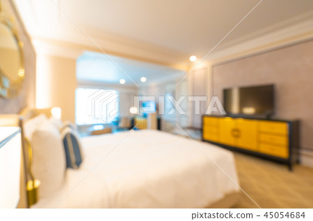 Abstract blur and defocused bedroom interior 45054684
