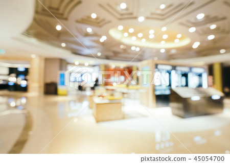 Abstract blur and defocused beautiful luxury shopping mall of deparment store 45054700
