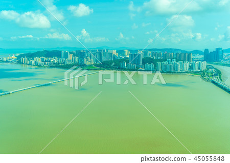 Beautiful architecture building cityscape in macau 45055848