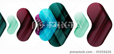 Colorful glossy arrows abstract background Colorful glossy arrows abstract background 45056826
