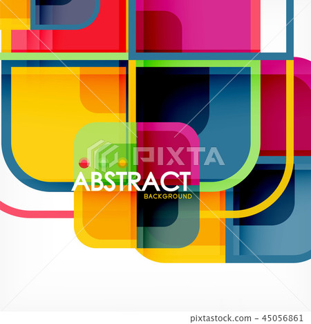 Abstract background, square shapes geometric... - Stock Illustration ...
