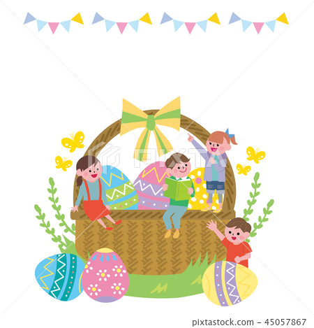 Easter Easter egg illustration 45057867