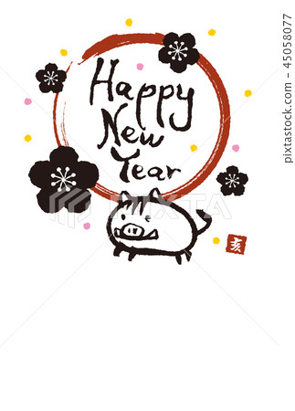 2019 New Year card 2019 New Year card 45058077
