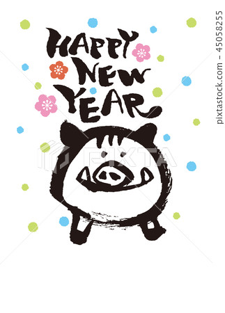 2019年新年卡 2019年新年卡 45058255