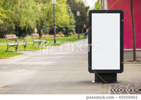 Billboard for outdoor advertising Billboard for outdoor advertising 45058401