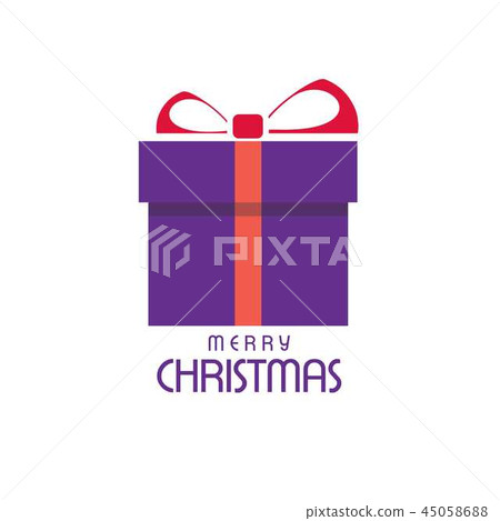 Merry Christmas with gift boxes 45058688