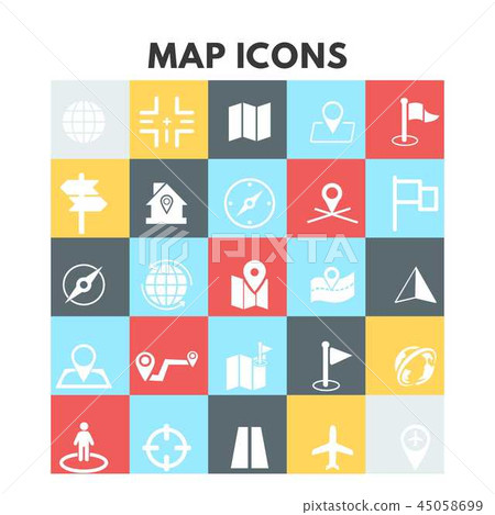 Map Icons Map Icons 45058699