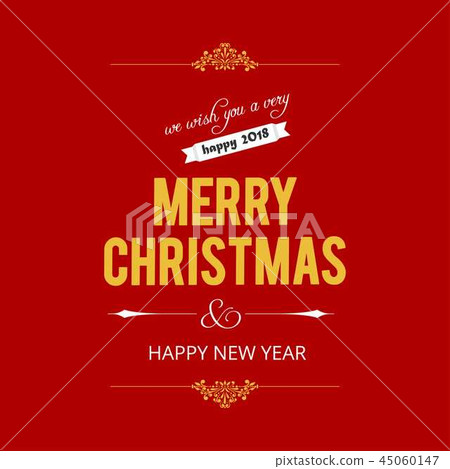 Christmas greetings card Christmas greetings card 45060147
