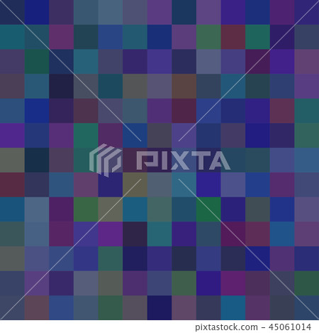 Background of art colored dark blue squares mosaic 45061014