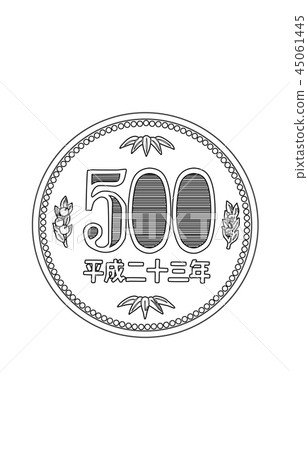 Japanese yen five hundred yen coin wire back Japanese yen five hundred yen coin wire back 45061445
