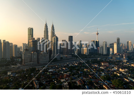 Kuala Lumpur city skyline and skyscrapers Kuala Lumpur city skyline and skyscrapers 45061810
