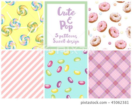 Sweet pattern - Stock Illustration [45062381] - PIXTA