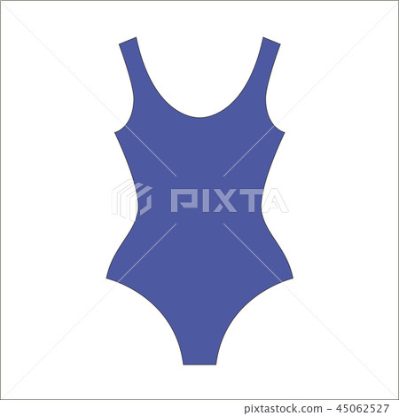 Woman fashion summer swimsuit illustration... - Stock Illustration ...