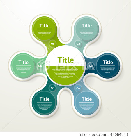 Vector circle infographic. Template for diagram - Stock Illustration ...