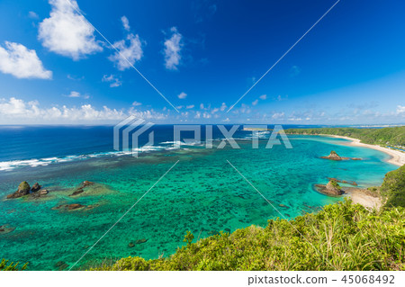 Hill with visible dugong 45068492