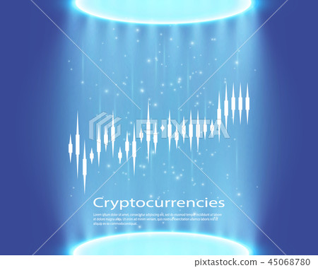 Graph of cryptocurrency. Graphics and analytics of cryptography. vector illustration Graph of cryptocurrency. Graphics and analytics of cryptography. vector illustration 45068780